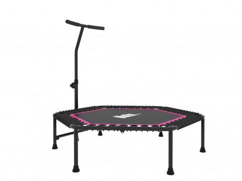 Батут UNIX line FITNESS Pink (130 cm) - 3